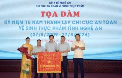 NHỮNG KẾT QUẢ HOẠT ĐỘNG NỔI BẬT TRONG NĂM 2024  CỦA CHI CỤC AN TOÀN VỆ SINH THỰC PHẨM NGHỆ AN